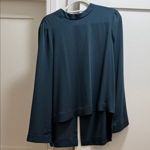 BCBGMaxAzria Dark Teal Blouse